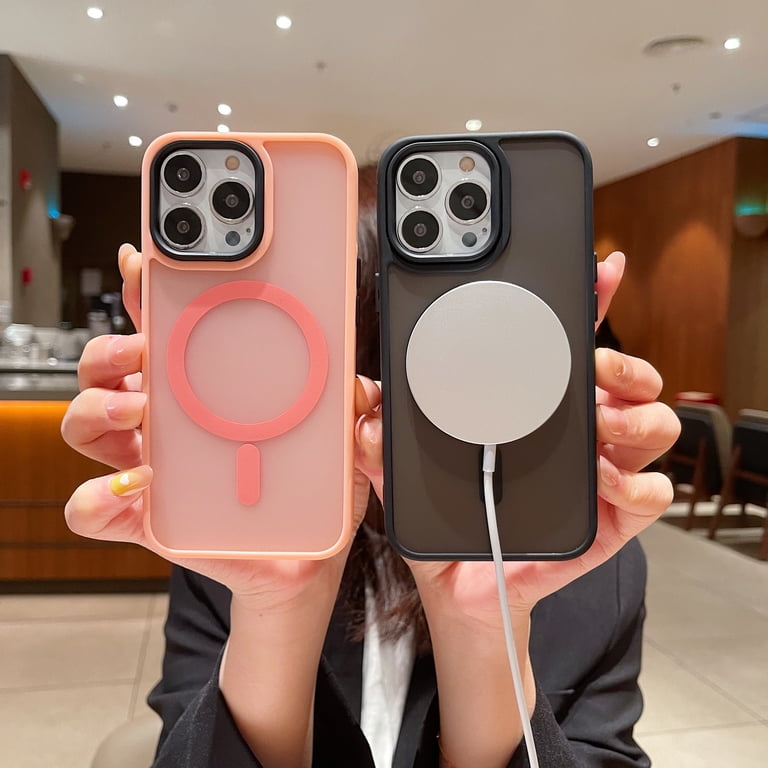 Slim Magnetic Case for iPhone 14 Pro Max, Built-in Magnets