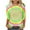 042 Yellow, variant on SEAOPEN Womens 3/4 Sleeve Tops L Multicolor Womens Graphic Tees Trendy Tie Dye Print Tshirts (Women's S-2XL)
