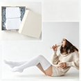 thumbnail image 4 of DOVACKA Women's Extra Long Thigh High Cotton Socks, Over Knee Boot Stockings, Warm Stretchy Comfort Fit, 4 of 5
