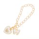 thumbnail image 5 of Ofertas Únicas 1 Pc Encanto de Cadena de Letra de Corazón de Mariposa D Taza de Agua Colgante Aleación Blanca, 5 of 5