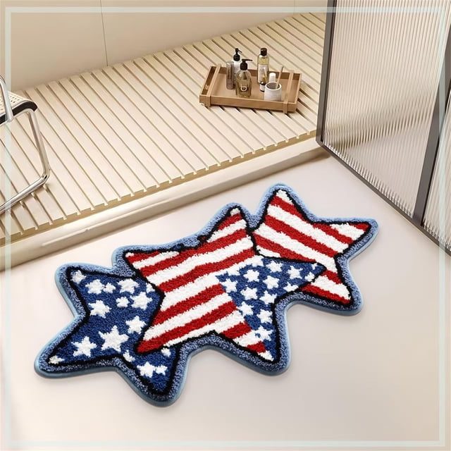YiJuHui Dirt Resistant Outdoor Mat, Water Absorbent Bathroom Rug, Cool Comfort Non-Slip Floor Mat for Porch, Entryway, and High Traffic Areas, Durable Wear Resistant Door Mat