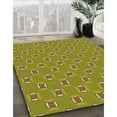 thumbnail image 3 of Ahgly Company Machine Washable Indoor Rectangle Transitional Dark Yellow Green Area Rugs, 8' x 10', 3 of 7
