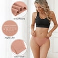 thumbnail image 2 of Loritta Seamless Underwear for Women No Show Bikini Panties Stretch Silky Invisible Hipster 6 Pack, 2 of 6