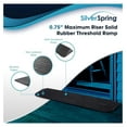thumbnail image 2 of 3/4" - Rubber Solid Threshold Ramp, 2 of 7