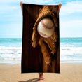 thumbnail image 4 of Yika Beach Blankets Beach Towel Microfiber Beach Towel Super Lightweight Colorful Bath Towel Sandproof Beach Blanket Multi-Purpose Towel For Travel Swimming Pool 30x60, 4 of 9