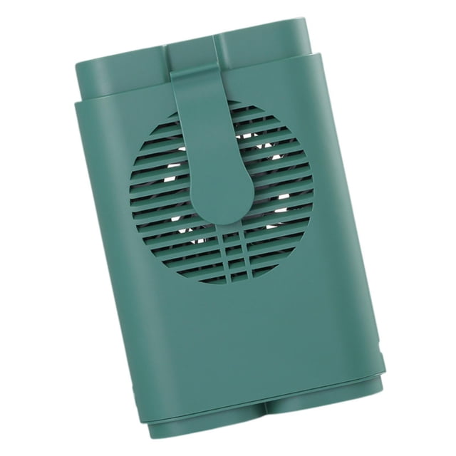 Ventilador de Cintura con Clip perfecl personal portátil para collar verde