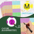 thumbnail image 3 of 16500 Pcs 1/4 Inch Round Color Coding Label  10 Assorted Colors Dot Stickers First Day Adhesive Solid Colored Circle Decals for Inventory Organize, File Classification$$Office, 3 of 7