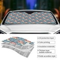 thumbnail image 4 of Kdxio Popcorn Print Front Windshield Sun Shade,Folding Auto Sunshade for Car Truck SUV-Small, 4 of 7