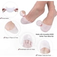 thumbnail image 2 of Silicone Gel Toe Protectors for Ballet Pointe Shoes, 4 Pairs, 2 of 5