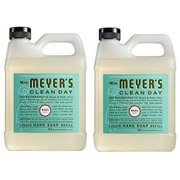 Mrs. Meyers Liquid Hand Soap Refill WltTfI, 33 Oz, 2Pack (Basil)