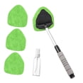 thumbnail image 2 of Terraxo Windshield Cleaner Auto Windshield Cleaning Tool with Microfiber Pads Extendable Rod Car Interior Window Detailing Cleaning Kit Suitable for Mirrors S green Microfiber Pad, 2 of 8