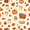 Fall Beige Pumpkin, variant on Yayeee 20oz Double Wall Stainless Steel Water Bottle with Flip Straw, Beige Fall Pumpkin