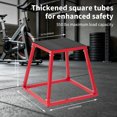 thumbnail image 2 of Plyometric Jump Box, Steel Agility Training Platform, Non‑Slip Surface, Perfect for Home Functional Training, Strength Improvement and Physical Conditioning, 2 of 8