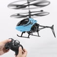 thumbnail image 2 of Mini RC Helicopter, Infrared Remote Control Drone, 2CH Flying Toy with Gyroscope Stability, Collision Protection, Lightweight ABS Material, Easy to Fly for Beginners and Kids, Portable and Durable, 2 of 2