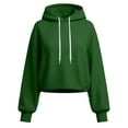 thumbnail image 6 of CQONEPT Womens Cropped Hoodies Long Sleeve Casual Pullover Hoodie Sweatshirt Casual Soft Lounge Streetwear Fall Fashion Hooded Outfit, 6 of 6