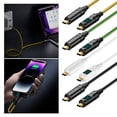 thumbnail image 2 of Double Type C PD100W Fast Charging Cable 100W Digital Current Display Support 8k Video Fast Transfer, 2 of 8