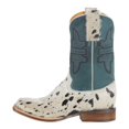thumbnail image 4 of Tin Haul Womens Shaggy Spot Square Toe Cowboy  Mid Calf Boots, 4 of 5
