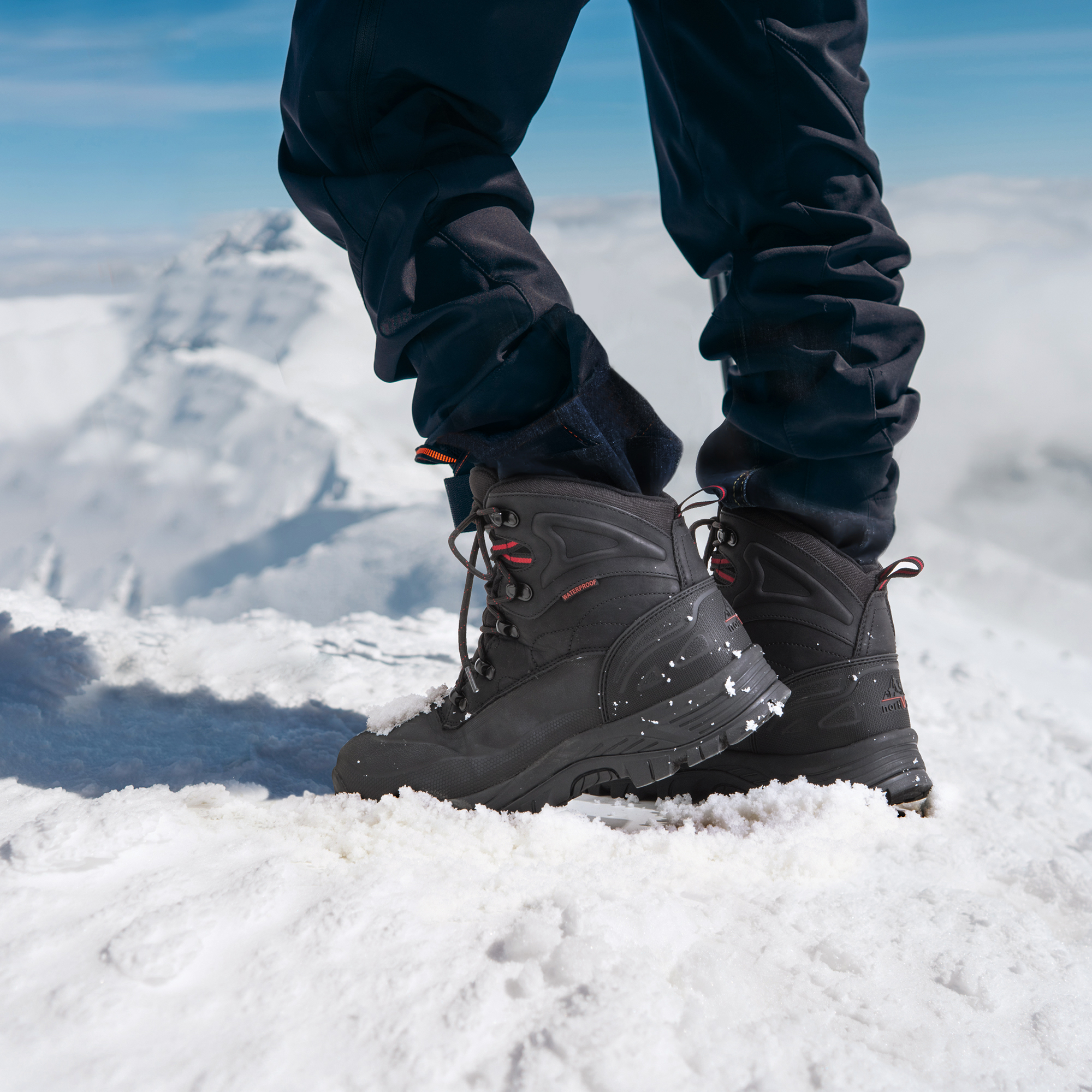 NORTIV 8 Men's Insulated Waterproof Winter Snow Boots photo 5