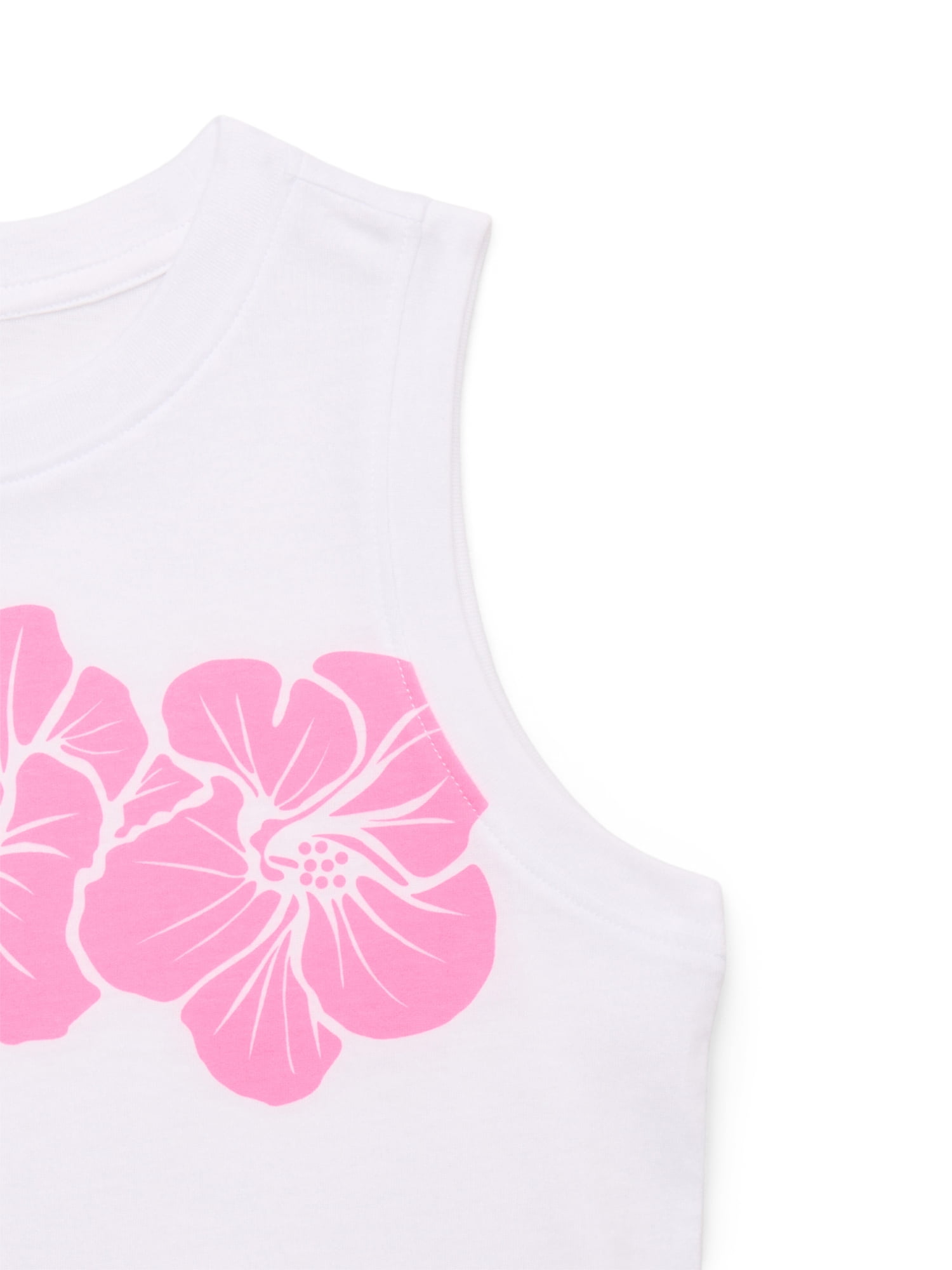BlackEyePatch Hibiscus TANK TOP White！ Amazon.com: White Hibiscus Hawaiian Flower Hawaii Tank Top