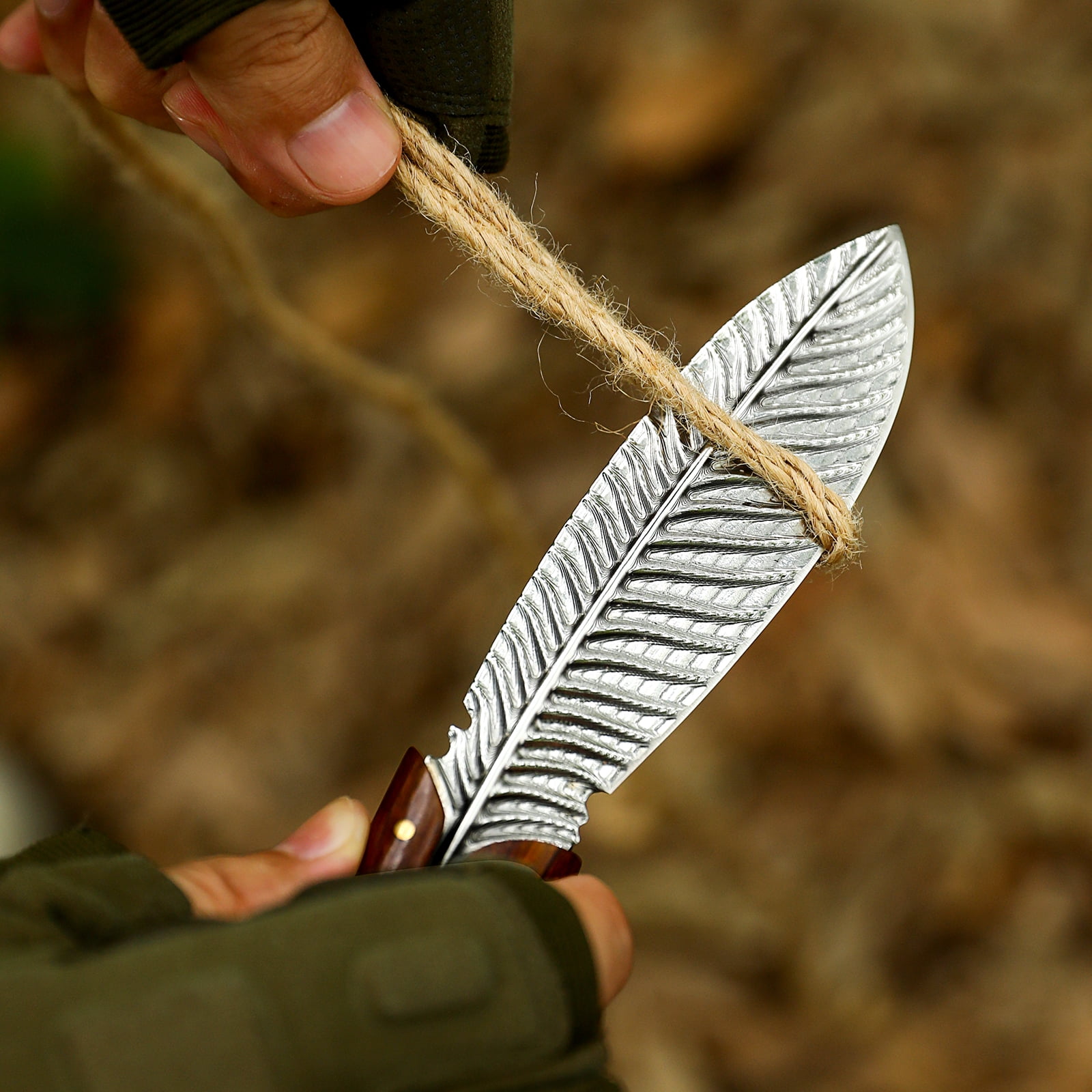 Dispatch 8" Fixed Blade Knife, Kitchen Cleaver Knife with Sheath for Outdoor Camping