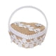 thumbnail image 5 of Caja para guardar anillos de boda Macarena Estilo A de polipropileno y lino, 5 of 8