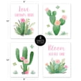 thumbnail image 5 of Cactus Floral Unframed Wall Art Print Set (Set of 4) by Sweet Jojo Designs, 5 of 6