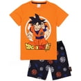 thumbnail image 1 of Dragon Ball Z Unisex Kids Orange Goku Short Sleeve Short Leg Pyjama Set (10-11 Years), 1 of 6