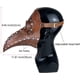 thumbnail image 3 of Estegosaurio, máscara de Doctor de la peste, pájaro, pico de nariz larga, Cosplay Steampunk, accesorios de disfraz de Halloween, Material de látex, 3 of 3