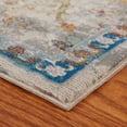thumbnail image 7 of Laddha Home Designs 1.75' x 3' Loomed Damask Floral Area Throw Rug - Gray and Green, 7 of 7