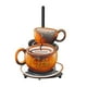 thumbnail image 5 of Porta Servilletas Decorativo Soporte de Papel de Cocina Portarrollos de Hierro Motivo de Café Funcional con Diseño Encantador Adecuado para Regalos, 5 of 9