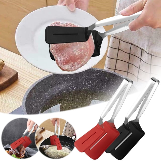 Jusqu'à 70 % de Rabais! Gspmoly Pinces de Cuisson pour Steak, Friture et Poisson - Lanceur jusqu'à 70 % de Rabais