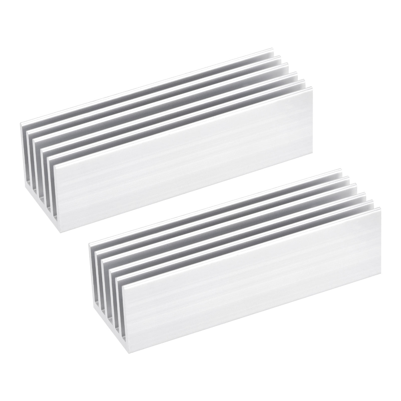 Uxcell 2 Pack M.2 SSD Heatsink Cooler Alloy Aluminum Heat Sink Cooling Sink for PC, 70x22x6mm