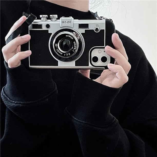 Emily in Paris-funda de cámara estéreo creativa para iPhone, carcasa a prueba de golpes para iPhone 14, 13, 12, 11 Pro Max, X, XR, XS Max, 7, 8, 14 Plus Fivean unisex