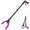 Black Purple, variant on Grabber Reacher Tool - 32” Extra Long Foldable Gripper and Reaching Tool - Heavy Duty Pick Up Stick Grabbers for Trash & General Item Retrieval