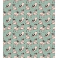 thumbnail image 3 of Pug Queen Size Duvet Cover Set, Dogs with Various States Sitting Standing Stretching Cute Cartoon Style Pet Drawing, Decorative 3 Piece Bedding Set with 2 Pillow Shams, Pale Blue, by Ambesonne, 3 of 3