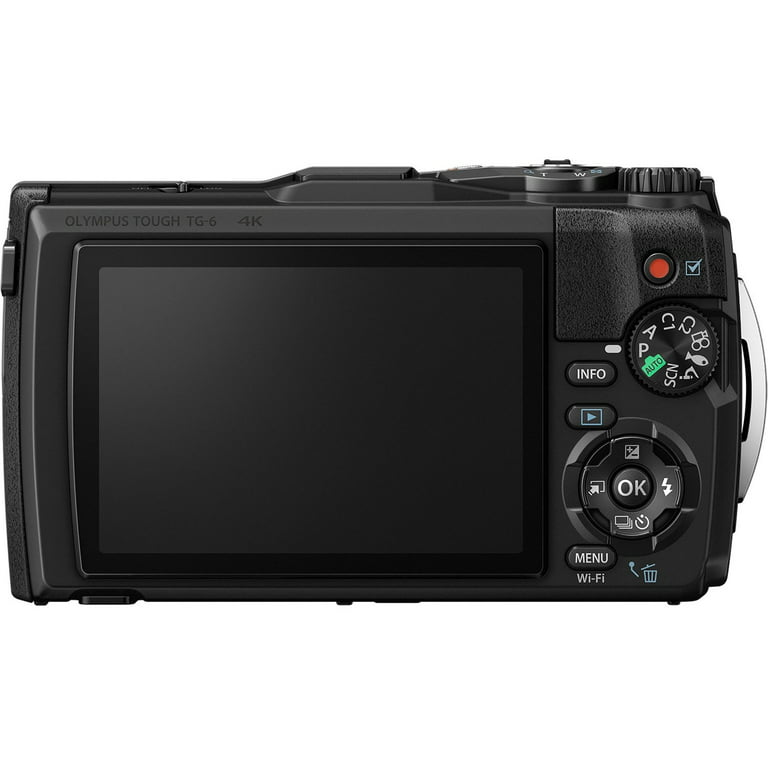 Olympus Tough TG-6 Compact Digital Camera - Black