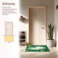 thumbnail image 3 of ODIKA 5' x 7' Machine Washable Non-Slip Area Rug, Tropical Monstera-Leaf High Traffic Rug, Green, 168464, 3 of 7