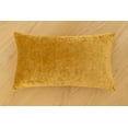 thumbnail image 3 of Fennco Styles Gold Velvet Christmas Throw Pillow 12" X 20" - Refined Holiday Ornaments Embroidered Cushion for Home, Winter Holidays Décor, and Special Occasions, 3 of 8
