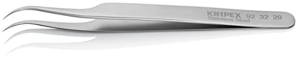 Knipex Tweezers, Anti-Mag, Sickle, 4-3/4 In, SS 92 32 29