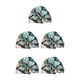 thumbnail image 1 of Inteprter Gorros para el cabello seco para ducha, cubierta de banda elástica resistente al agua con estampado de flores, turbante, sombrero rizado Type2 NO2 Inteprter CBP395415, 1 of 6