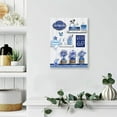 thumbnail image 3 of Rustic Flower and Butterfly Bathroom Pictures Canvas Print Blue Country Bathroom Wall Decor Farmhouse Decor Wall Art Soak Relax Unwind Bathroom Wall Art Framed Ready To Hang 12"x16", 3 of 6
