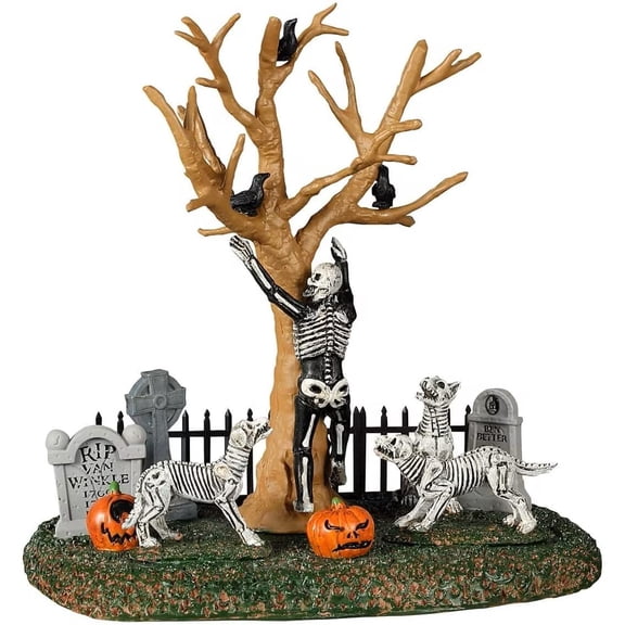 Lemax Spooky Town in The Wrong Graveyard