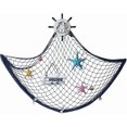 thumbnail image 1 of Decorative Fishing Net Decor,mediterranean Ocean Pirate Beach Theme Party Decorations (blue, 1m X 2m), 1 of 5