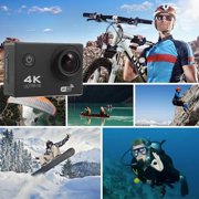 4k Sports Action Camera Set, Waterproof Mini Body Camera with Audio and Video Recording, Pro Action Camera for Outdoor Sports Vlogging Camera for Outdoor