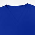 thumbnail image 6 of felwors Womens Scrub Tops Summer Casual Solid Color Short Sleeve V Neck Nurse Uniform Work Blouse Loose Workout Pullover Shirt (Blue, M), 6 of 6