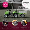 thumbnail image 3 of Tractor Eléctrico Montable Para Niños Batería Recargable Luz, 3 of 8