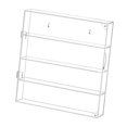 thumbnail image 1 of Ruiboury Boîte de Présentation Transparente Ordonnée pour Modèles de Poupées Étui de Rangement en Acrylique pour Déco Maison Vitrine Transparente Étude Compacte, 1 of 6
