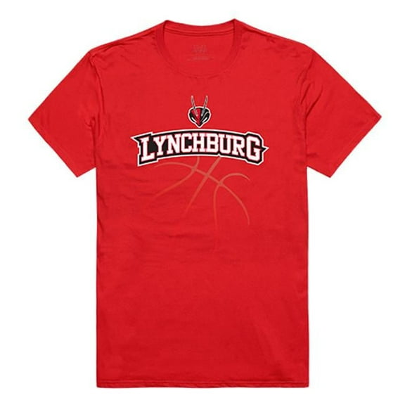 W Republic Apparel 510-179-R58-05 Basketball Tee, Lynchburg College, Red - 2XL