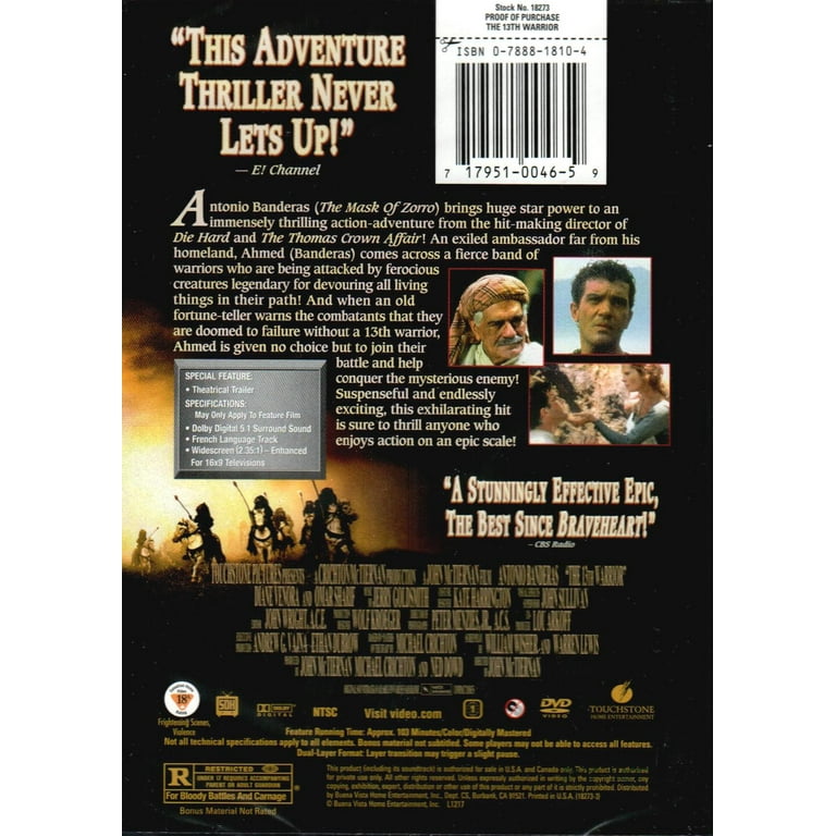 Mill Creek's The 13th Warrior - Action & Adventure Movie