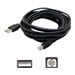 AddOn 6.0ft USB 2.0 (A) to USB 2.0 (B) Adapter Cable - USB cable - 6 ft